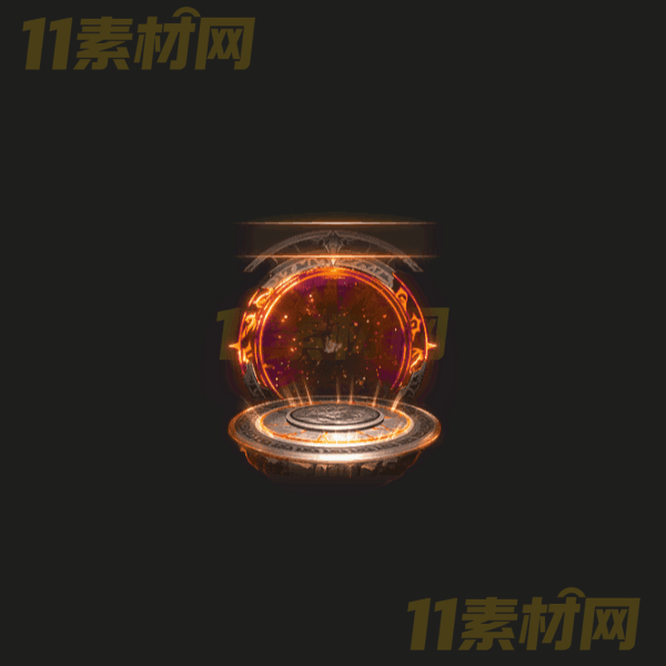 传奇UI物品素材 红色人物装备底座 高清PNG序列帧—WP20260323-64