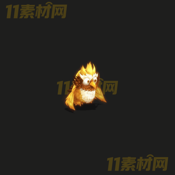 传奇宠物素材 卡通麻雀 八方向坐标全—CW2026032220