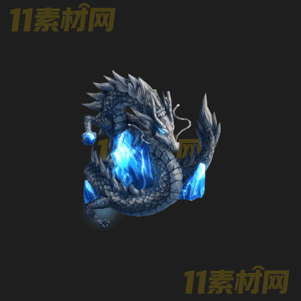 传奇NPC素材  传奇传送阵素材 蓝色冰晶传送阵—NPC20260322-27