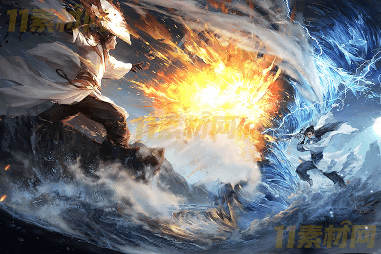 传奇UI素材 江湖对决【830×520】游戏动态背景 PNG序列帧—BG20260323-19