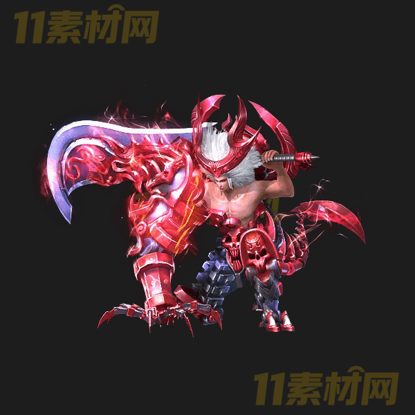 传奇怪物素材 BOSS蚩尤内外观PNG格式—GW20260323-24