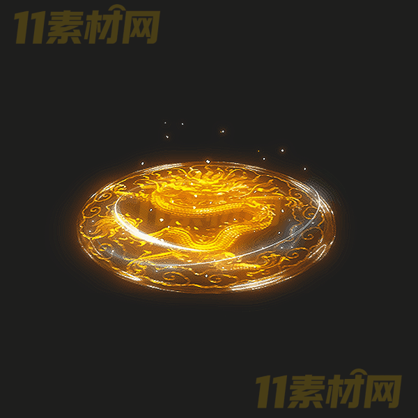 传奇光环素材 大中小尺寸神龙光圈特效 PNG动态序列帧—GH20260323-42