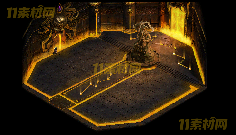 传奇真彩地图素材 七星宫殿超清地图素材—DT20260324-23